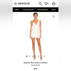 Revolve - Eleanor Mini Dress XS